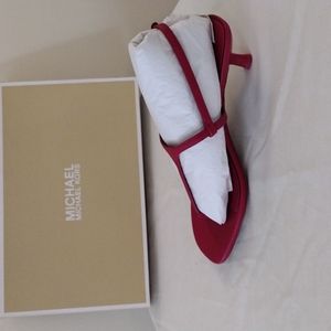 Michael Kors Tasha t-strap sandals with heel